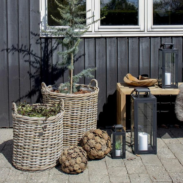 HOUSE NORDIC Indo - Lot De 2 Paniers En Rotin 2 HOUSE NORDIC Indo - Lot De 2 Paniers En Rotin – Image 2