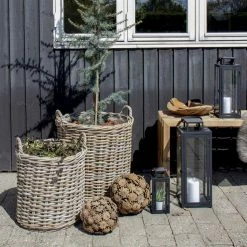 HOUSE NORDIC Indo - Lot De 2 Paniers En Rotin 10 HOUSE NORDIC Indo - Lot De 2 Paniers En Rotin -Paris Prix boutique B2CD 4025