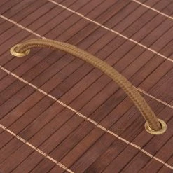 VIDAXL Panier A Linge Ovale Bambou Marron 10 VIDAXL Panier A Linge Ovale Bambou Marron -Paris Prix boutique B2CD 4061