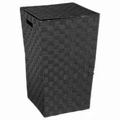ATMOSPHERA Panier à Linge - H. 53 Cm - Gris Foncé