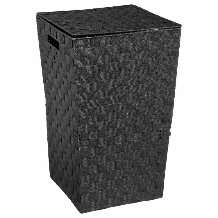 ATMOSPHERA Panier à Linge - H. 53 Cm - Gris Foncé 1 ATMOSPHERA Panier à Linge - H. 53 Cm - Gris Foncé