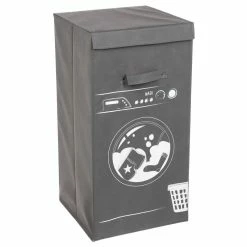 ATMOSPHERA Panier à Linge Machine - Gris