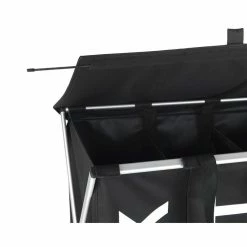 Wenko Panier à Linge Trio Top - 118 L. - 3 Compartiments - Noir -Paris Prix boutique B2CD 4093