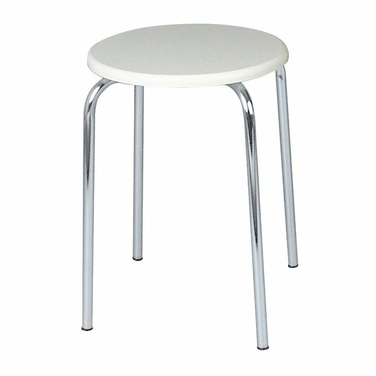 Wenko Tabouret Pour Salle De Bain - Blanc 1 Wenko Tabouret Pour Salle De Bain - Blanc