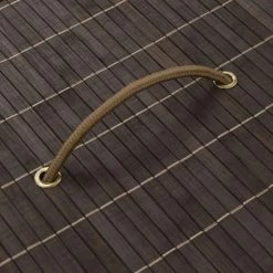 VIDAXL Panier A Linge Ovale Bambou Marron Fonce -Paris Prix boutique B2CD 4103