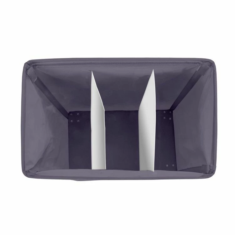 Wenko Panier à Linge 3 Compartiments - L. 56 Cm - Gris 3 Wenko Panier à Linge 3 Compartiments - L. 56 Cm - Gris – Image 3