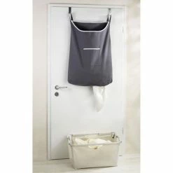 Wenko Panier à Linge à Suspendre Sur Porte Canguro - L. 52 X H. 81 Cm - Gris 7 Wenko Panier à Linge à Suspendre Sur Porte Canguro - L. 52 X H. 81 Cm - Gris -Paris Prix boutique B2CD 4152