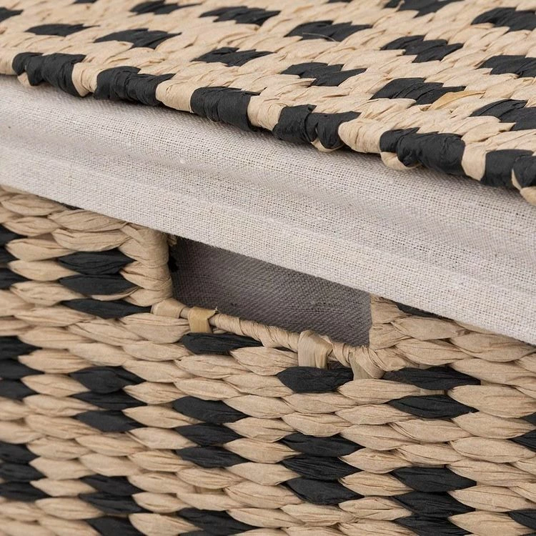 ATMOSPHERA Panier à Linge Rectangulaire Terre Inconnue 2 ATMOSPHERA Panier à Linge Rectangulaire Terre Inconnue – Image 2