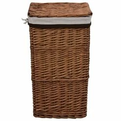VIDAXL Panier A Linge Marron Saule 8 VIDAXL Panier A Linge Marron Saule -Paris Prix boutique B2CD 4168