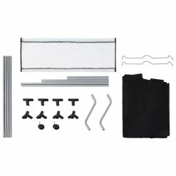 VIDAXL Trieuse A Linge Avec 3 Sacs Noir Acier 11 VIDAXL Trieuse A Linge Avec 3 Sacs Noir Acier -Paris Prix boutique B2CD 4224