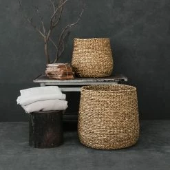 Rendez Vous Déco Panier Rico Tressé Rond (lot De 2) -Paris Prix boutique B2CD 4236