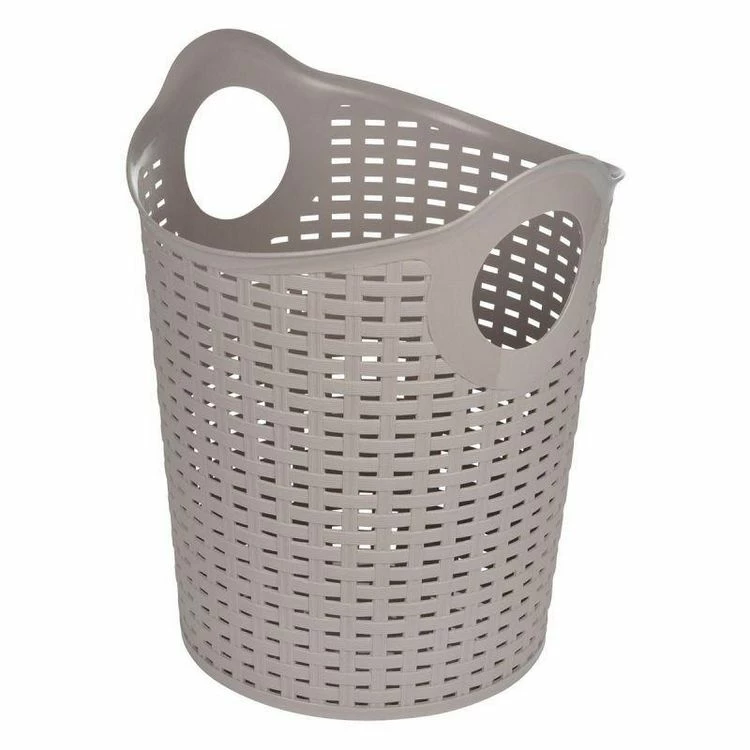 Paris Prix Panier à Linge Rond Tressé 33cm Taupe 1 Paris Prix Panier à Linge Rond Tressé 33cm Taupe