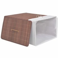 VIDAXL Panier A Linge Rectangulaire Bambou Marron -Paris Prix boutique B2CD 4250