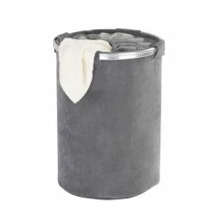 Wenko Panier à Linge Cordoba 68L - Gris