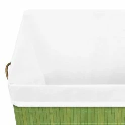 VIDAXL Panier A Linge Bambou Vert 83 L 11 VIDAXL Panier A Linge Bambou Vert 83 L -Paris Prix boutique B2CD 4327