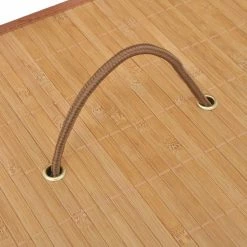 VIDAXL Panier A Linge Rectangulaire Bambou Naturel -Paris Prix boutique B2CD 4337