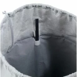 Wenko Panier à Linge Design Vintage Ringo - Diam. 40 X H. 54 Cm - Gris -Paris Prix boutique B2CD 4343