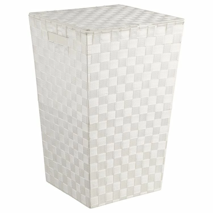 Instant D'O Panier à Linge - Polyester Tressé - Blanc 1 Instant D'O Panier à Linge - Polyester Tressé - Blanc