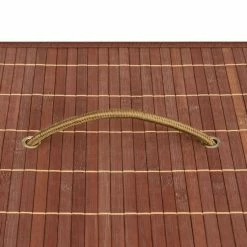 VIDAXL Panier A Linge Bambou Marron 72 L -Paris Prix boutique B2CD 4358