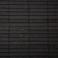 DIVERS Panier à Linge Design Bamboo - L. 40 X H. 50 Cm - Noir -Paris Prix boutique B2CD 4427