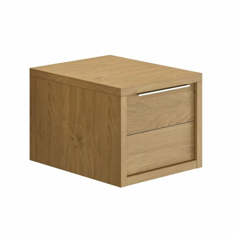 ALLIBERT Meuble Bas Design Bois SORENTO - L. 40 X H. 33 - Marron 1 ALLIBERT Meuble Bas Design Bois SORENTO - L. 40 X H. 33 - Marron