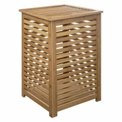 Instant D'O Panier à Linge En Bambou Sicela - L. 40 X H. 58 Cm - Marron