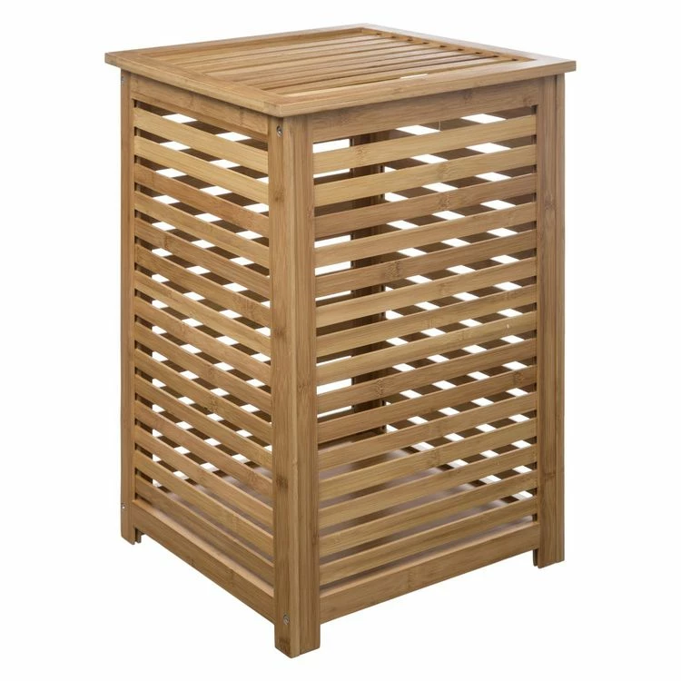 Instant D'O Panier à Linge En Bambou Sicela - L. 40 X H. 58 Cm - Marron 1 Instant D'O Panier à Linge En Bambou Sicela - L. 40 X H. 58 Cm - Marron