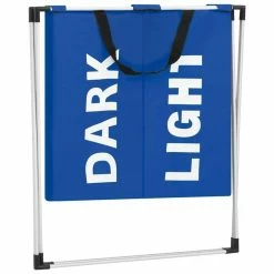 VIDAXL Trieuse A Linge A 2 Sections Bleu -Paris Prix boutique B2CD 4488