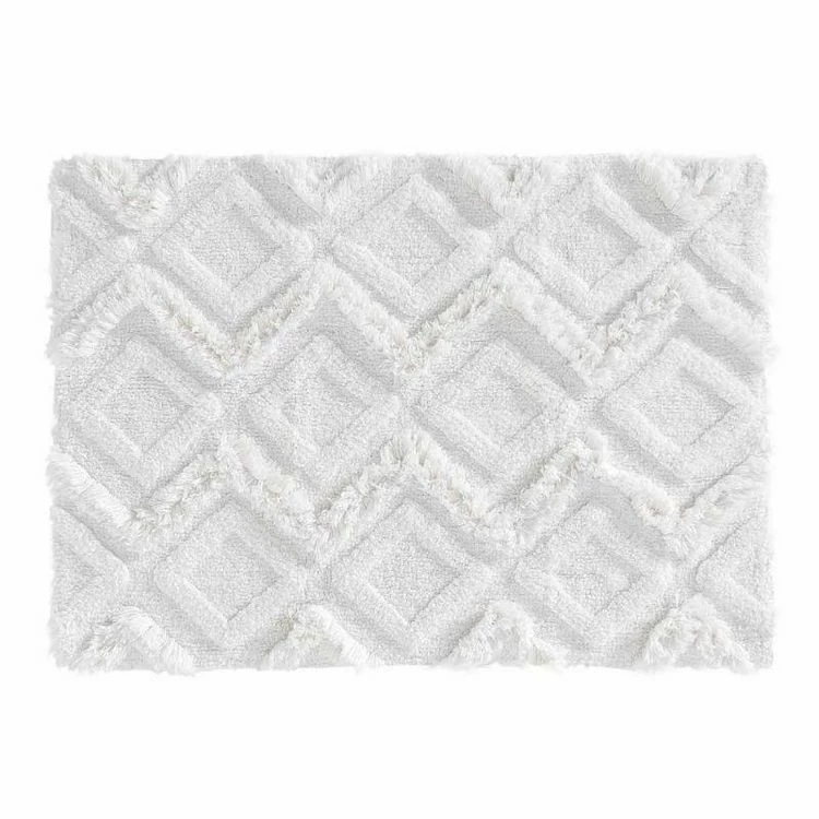 Paris Prix Tapis De Salle De Bain Ikatis 50x80cm Blanc 1 Paris Prix Tapis De Salle De Bain Ikatis 50x80cm Blanc