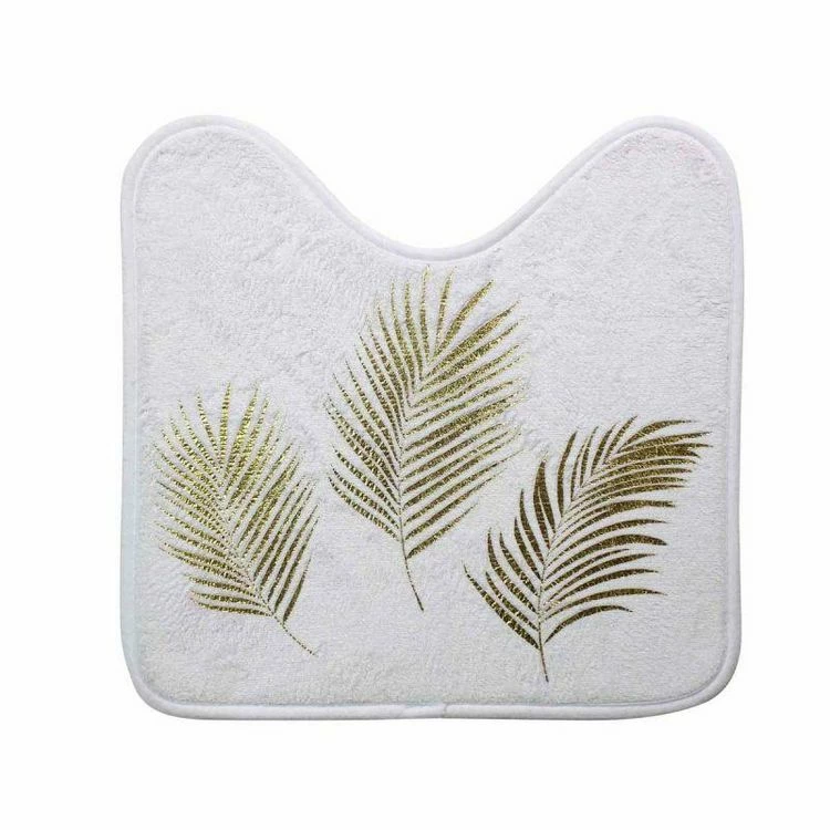 Paris Prix Tapis Contour WC Imprimé Orbella 45x45cm Blanc 1 Paris Prix Tapis Contour WC Imprimé Orbella 45x45cm Blanc