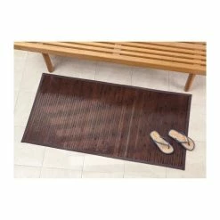 INTERDESIGN Tapis De Bain En Bambou Brun Mocha 122 X 61 Cm 9 INTERDESIGN Tapis De Bain En Bambou Brun Mocha 122 X 61 Cm -Paris Prix boutique B2CD 4570