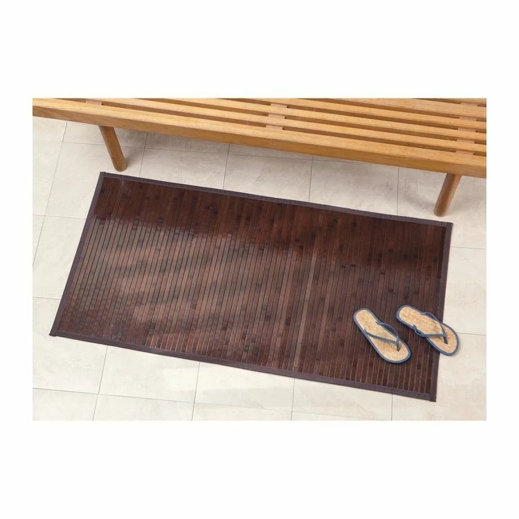 INTERDESIGN Tapis De Bain En Bambou Brun Mocha 122 X 61 Cm 5 INTERDESIGN Tapis De Bain En Bambou Brun Mocha 122 X 61 Cm – Image 5