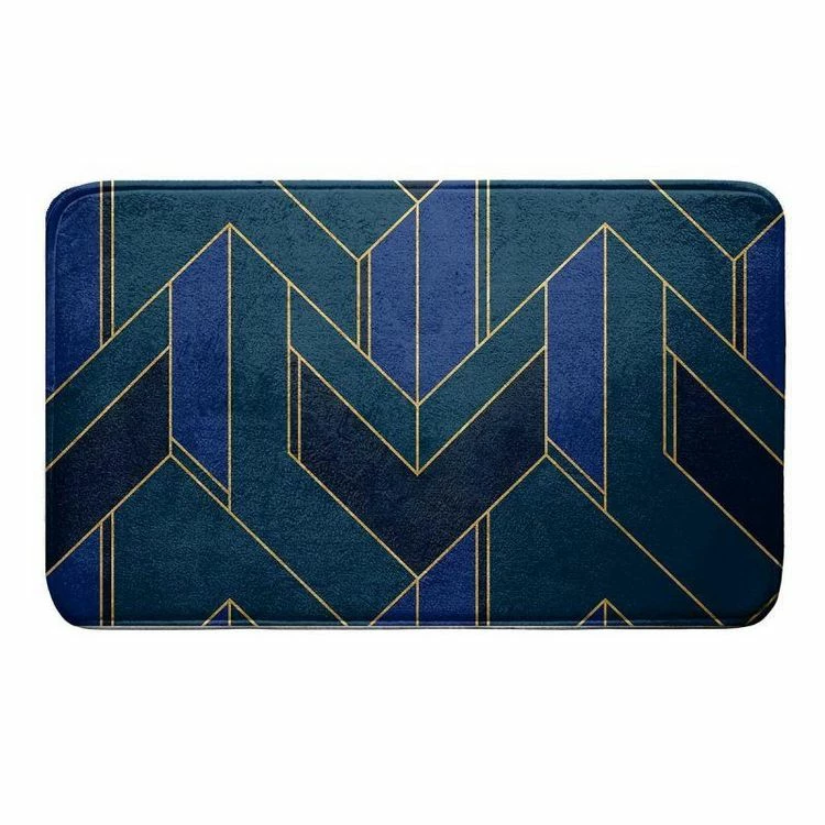 Paris Prix Tapis De Bain Imprimé Achille 45x75cm Vert & Bleu 1 Paris Prix Tapis De Bain Imprimé Achille 45x75cm Vert & Bleu