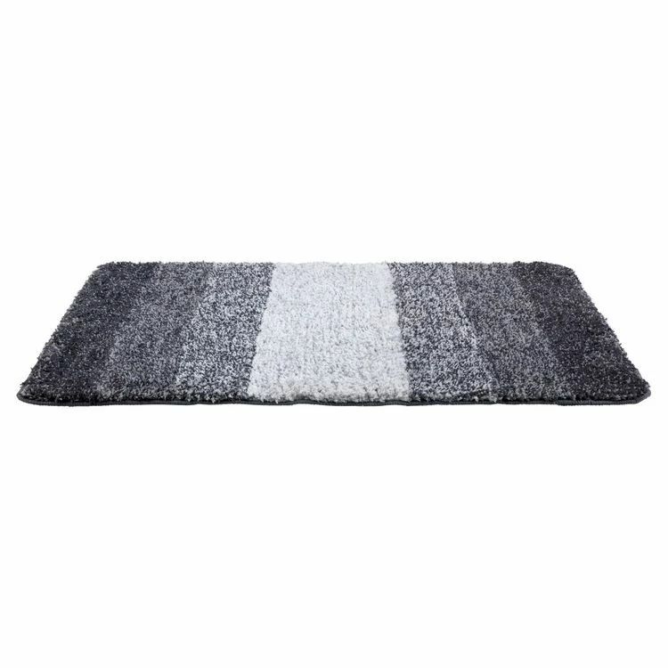 Wenko Tapis De Salle De Bain Moderne Luso - L. 90 X L. 60 Cm - Gris 2 Wenko Tapis De Salle De Bain Moderne Luso - L. 90 X L. 60 Cm - Gris – Image 2