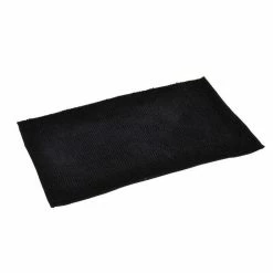Paris Prix Tapis De Bain Microfibre Sweety 45x75cm Noir
