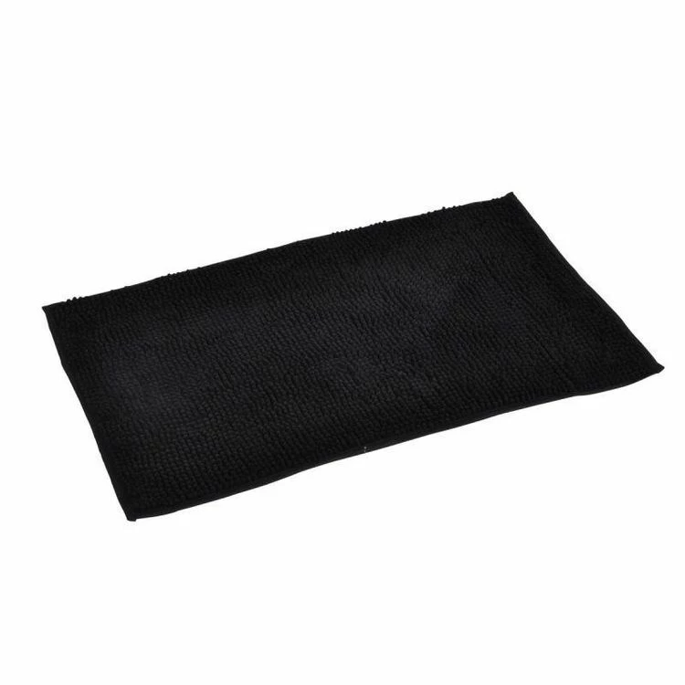 Paris Prix Tapis De Bain Microfibre Sweety 45x75cm Noir 1 Paris Prix Tapis De Bain Microfibre Sweety 45x75cm Noir