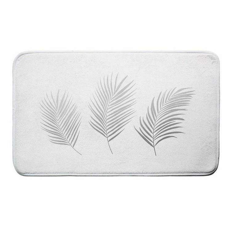Paris Prix Tapis De Bain Imprimé Orbella 45x75cm Blanc & Argent 1 Paris Prix Tapis De Bain Imprimé Orbella 45x75cm Blanc & Argent
