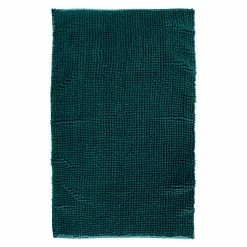 Instant D'O Tapis De Salle De Bain Rectangulaire Colorama - L. 80 X L. 50 Cm - Vert Foncé