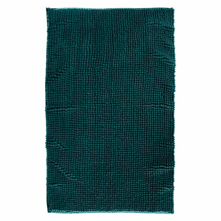 Instant D'O Tapis De Salle De Bain Rectangulaire Colorama - L. 80 X L. 50 Cm - Vert Foncé 1 Instant D'O Tapis De Salle De Bain Rectangulaire Colorama - L. 80 X L. 50 Cm - Vert Foncé