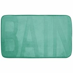 Paris Prix Tapis De Bain Microfibre Relief 45x75cm Tilleul