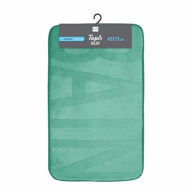 Paris Prix Tapis De Bain Microfibre Relief 45x75cm Tilleul 3 Paris Prix Tapis De Bain Microfibre Relief 45x75cm Tilleul – Image 3