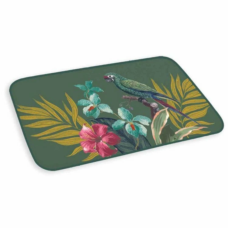 Paris Prix Tapis De Bain Imprimé Equatorial 45x75cm Vert 1 Paris Prix Tapis De Bain Imprimé Equatorial 45x75cm Vert