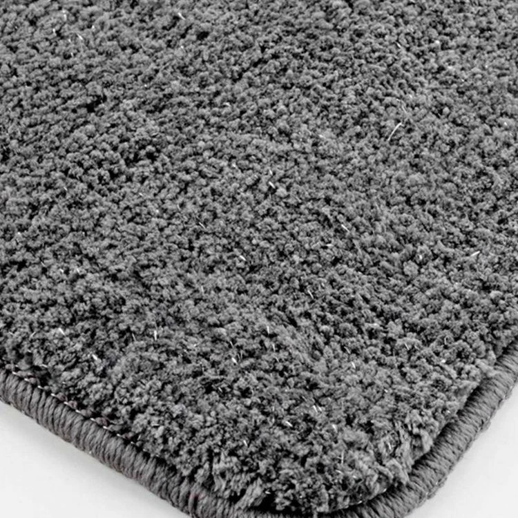 Paris Prix Tapis De Bain Microfibre Métallisé 45x75cm Gris 2 Paris Prix Tapis De Bain Microfibre Métallisé 45x75cm Gris – Image 2