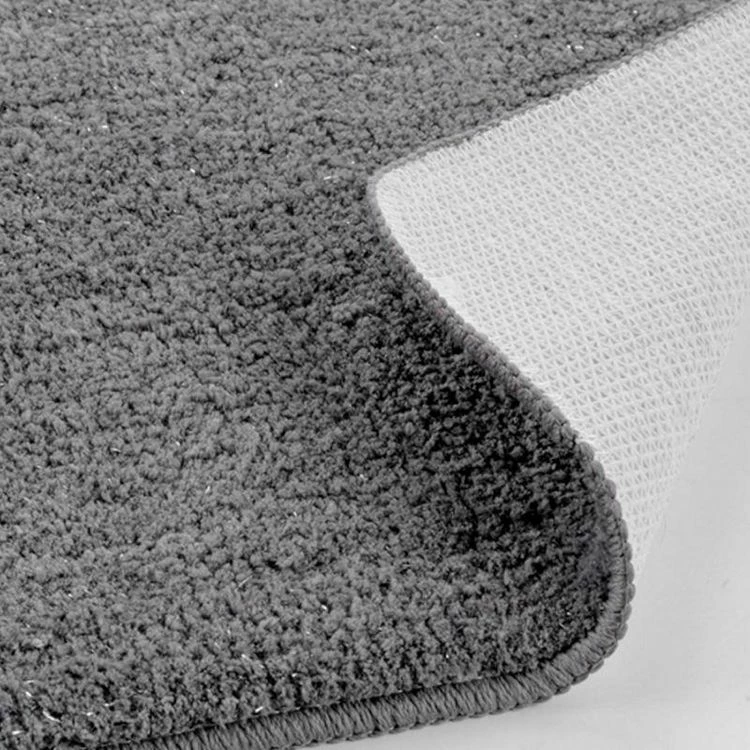 Paris Prix Tapis De Bain Microfibre Métallisé 45x75cm Gris 3 Paris Prix Tapis De Bain Microfibre Métallisé 45x75cm Gris – Image 3