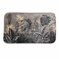 Paris Prix Tapis De Bain Imprimé Tikal 45x75cm Gris