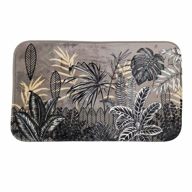 Paris Prix Tapis De Bain Imprimé Tikal 45x75cm Gris 1 Paris Prix Tapis De Bain Imprimé Tikal 45x75cm Gris