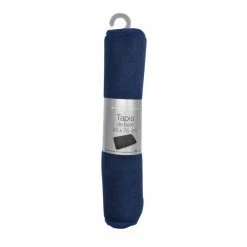 Paris Prix Tapis De Bain Microfibre Vitamine II 45x75cm Bleu Indigo -Paris Prix boutique B2CD 4698