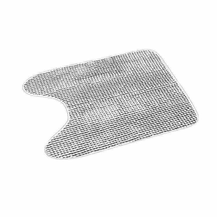 Paris Prix Tapis Contour WC Sweety 45x45cm Blanc 2 Paris Prix Tapis Contour WC Sweety 45x45cm Blanc – Image 2