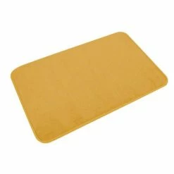 Paris Prix Tapis De Bain Microfibre Vitamine 45x75cm Ocre