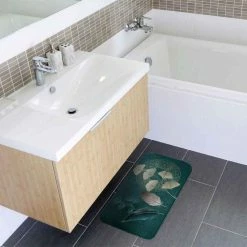 Paris Prix Tapis De Bain Microfibre Ginkoblue 45x75cm Vert 5 Paris Prix Tapis De Bain Microfibre Ginkoblue 45x75cm Vert -Paris Prix boutique B2CD 4730